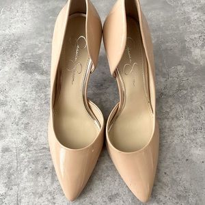 Size 8, nude, Jessica Simpson Pumps